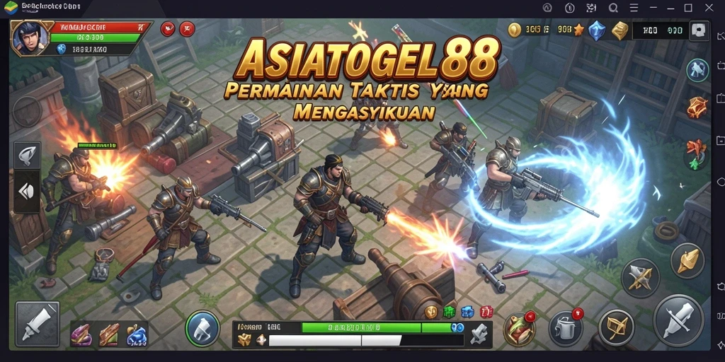 Screenshot ASIATOGEL88 menunjukkan intensitas pertempuran TPS.