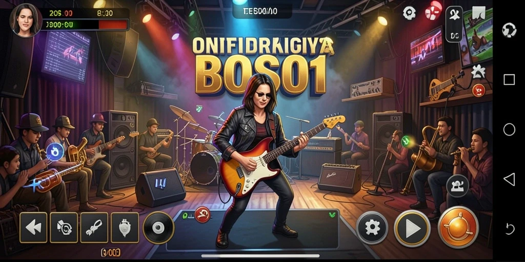 Tampilan gameplay seru di BOS01 dengan interaksi pemain.