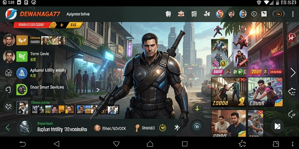 Tampilan screenshot DEWANAGA77 yang intuitif dan informatif.