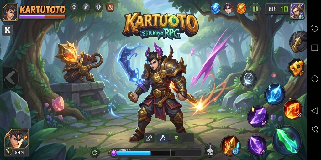 Tampilan gameplay RPG yang menarik dan penuh aksi.