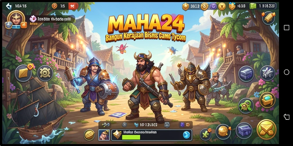 Tampilan gameplay MAHA24 yang dinamis dan menarik.