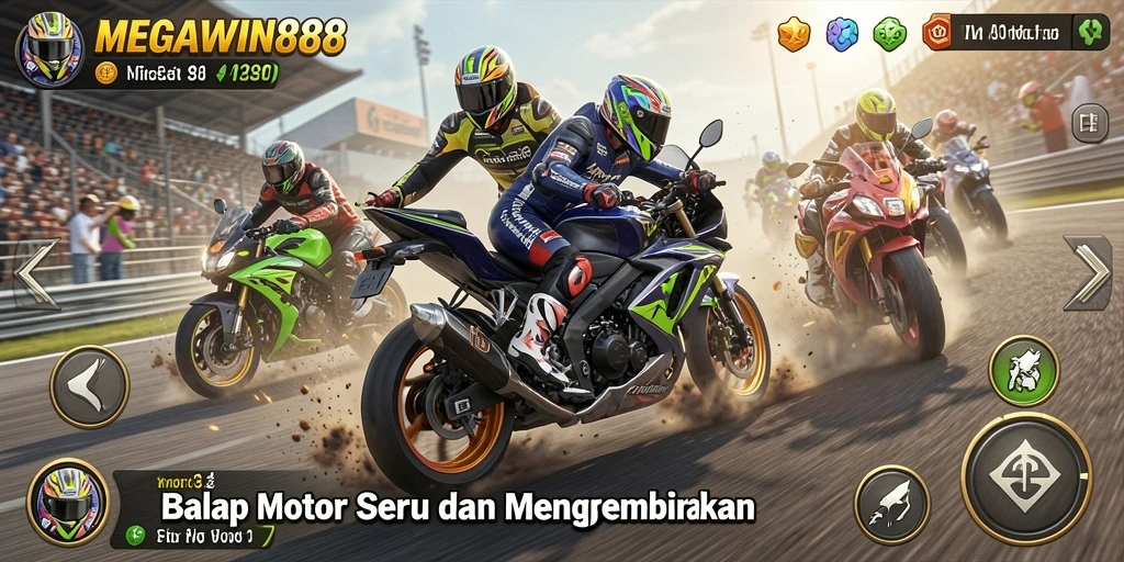 Tampilan menarik dari gameplay seru MEGAWIN888.