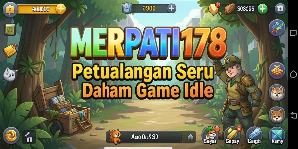 Screenshot gameplay MERPATI178 menampilkan aksi petualangan Idle yang mengasyikkan.