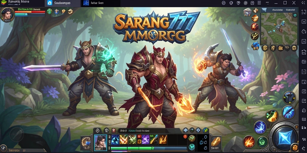 Screenshot menampilkan aksi seru dalam pertarungan MMORPG.