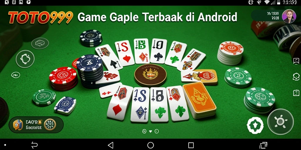 Screenshot utama TOTO99 menampilkan gameplay seru Gaple.